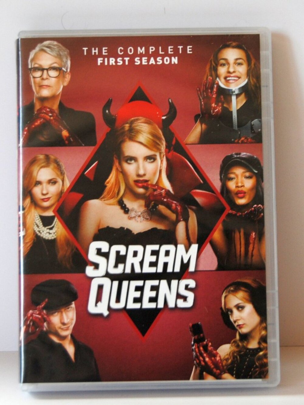 Scream Queens: The Complete First Season (DVD 2015 4 Disc Set) w/ Nail Stickers